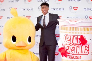 日清食品ホールディングス＆八村塁選手 グローバルスポンサーシップ契約記者発表会に登場した八村塁