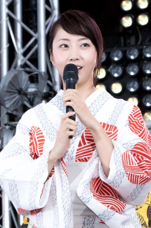 金曜ナイトドラマ『セミオトコ』制作発表記者会見に登場した木南晴夏