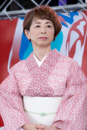 金曜ナイトドラマ『セミオトコ』制作発表記者会見に登場した阿川佐和子