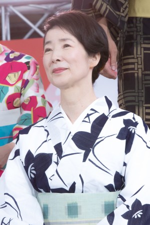 金曜ナイトドラマ『セミオトコ』制作発表記者会見に登場した檀ふみ