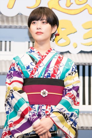 映画『引っ越し大名！』完成披露試写会に登場した高畑充希