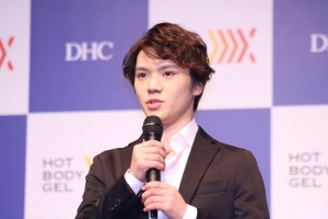 DHCホットボディジェル 新TVCM発表会に登場した宇野昌磨