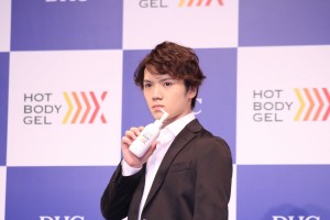 DHCホットボディジェル 新TVCM発表会に登場した宇野昌磨