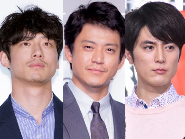 (左から)坂口健太郎、小栗旬、間宮祥太朗