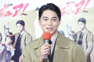 ドラマ『ピュア！ ～一日アイドル署長の事件簿～』記者会見に登場した東出昌大