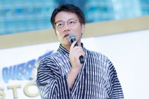 『超☆汐留パラダイス！‐2019SUMMER』キックオフイベントに登場した菅谷大介アナウンサー