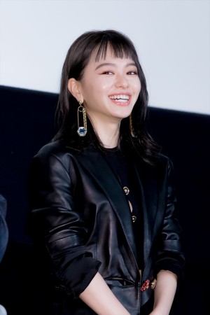 映画『東京喰種　トーキョーグール【S】』大ヒット御礼舞台挨拶に登場した山本舞香