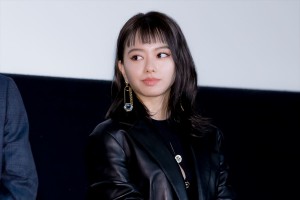 映画『東京喰種　トーキョーグール【S】』大ヒット御礼舞台挨拶に登場した山本舞香