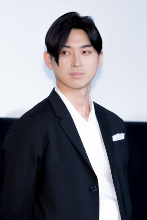 映画『東京喰種　トーキョーグール【S】』大ヒット御礼舞台挨拶に登場した松田翔太