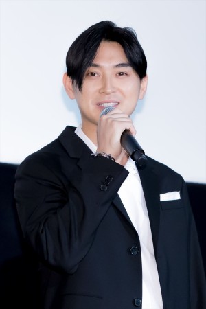 映画『東京喰種　トーキョーグール【S】』大ヒット御礼舞台挨拶に登場した松田翔太