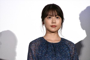 映画『ドラゴンクエスト　ユア・ストーリー』初日舞台挨拶に登場した有村架純