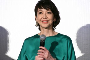 映画『ドラゴンクエスト　ユア・ストーリー』初日舞台挨拶に登場した賀来千香子