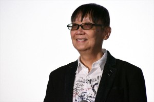 映画『ドラゴンクエスト　ユア・ストーリー』初日舞台挨拶に登場した堀井雄二（原作・監修）