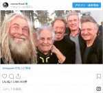 アベンジャーズのキャストたち　※「ジェレミー・レナー」インスタグラム