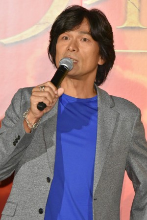 映画『ライオン・キング』プレミアム吹替版スペシャル上映会に登場した江口洋介
