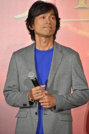 映画『ライオン・キング』プレミアム吹替版スペシャル上映会に登場した江口洋介