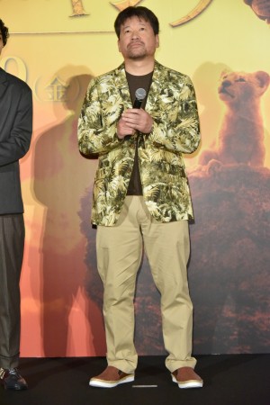 映画『ライオン・キング』プレミアム吹替版スペシャル上映会に登場した佐藤二朗