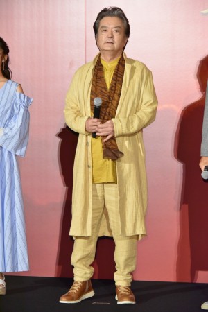 映画『ライオン・キング』プレミアム吹替版スペシャル上映会に登場した大和田伸也