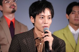 映画『HELLO WORLD』プロジェクト始動イベントに登場した松坂桃李