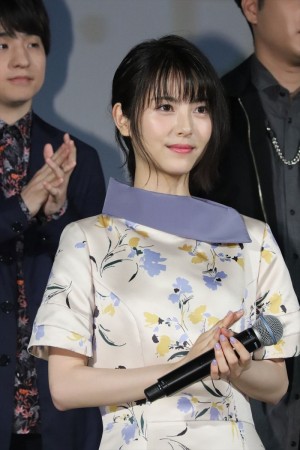 映画『HELLO WORLD』プロジェクト始動イベントに登場した浜辺美波