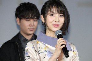 映画『HELLO WORLD』プロジェクト始動イベントに登場した浜辺美波