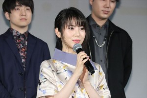 映画『HELLO WORLD』プロジェクト始動イベントに登場した浜辺美波