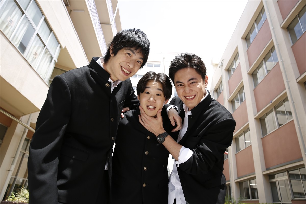 間宮祥太朗&渡辺大知&矢本悠馬の『べしゃり暮らし』仲良しオフショット