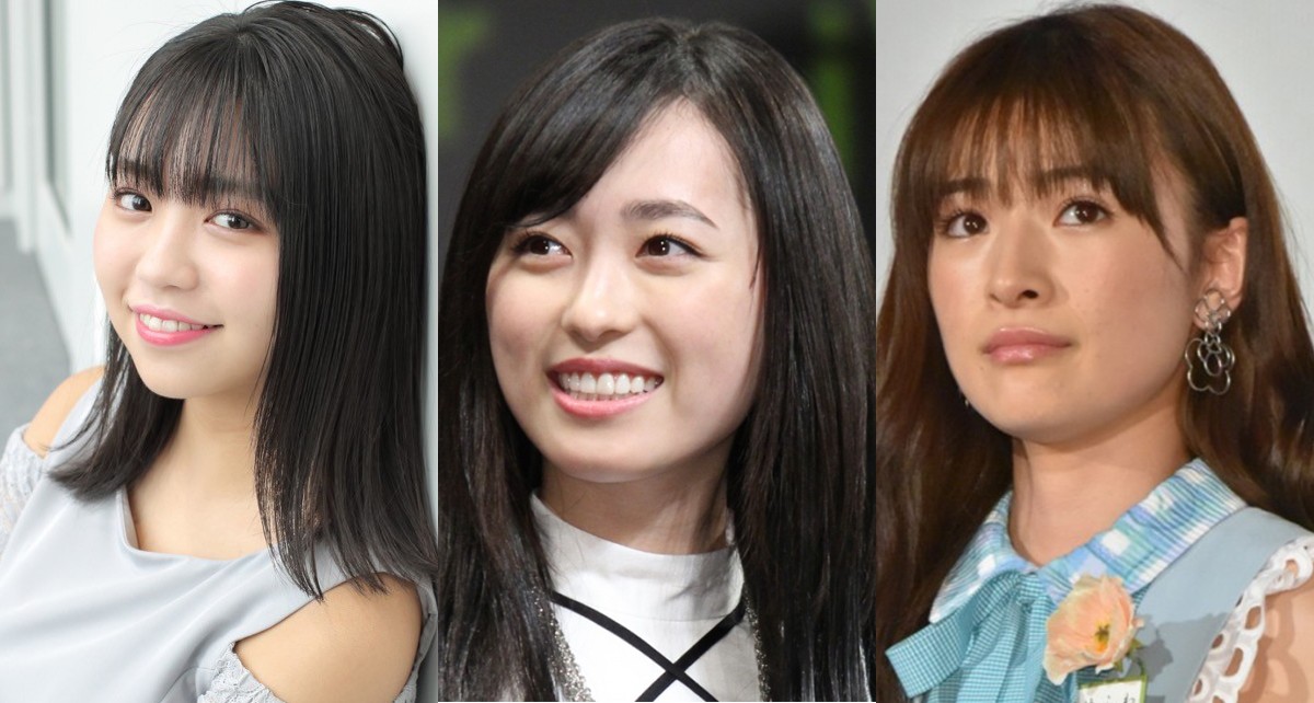 (左から)大原優乃、福原遥、優希美青