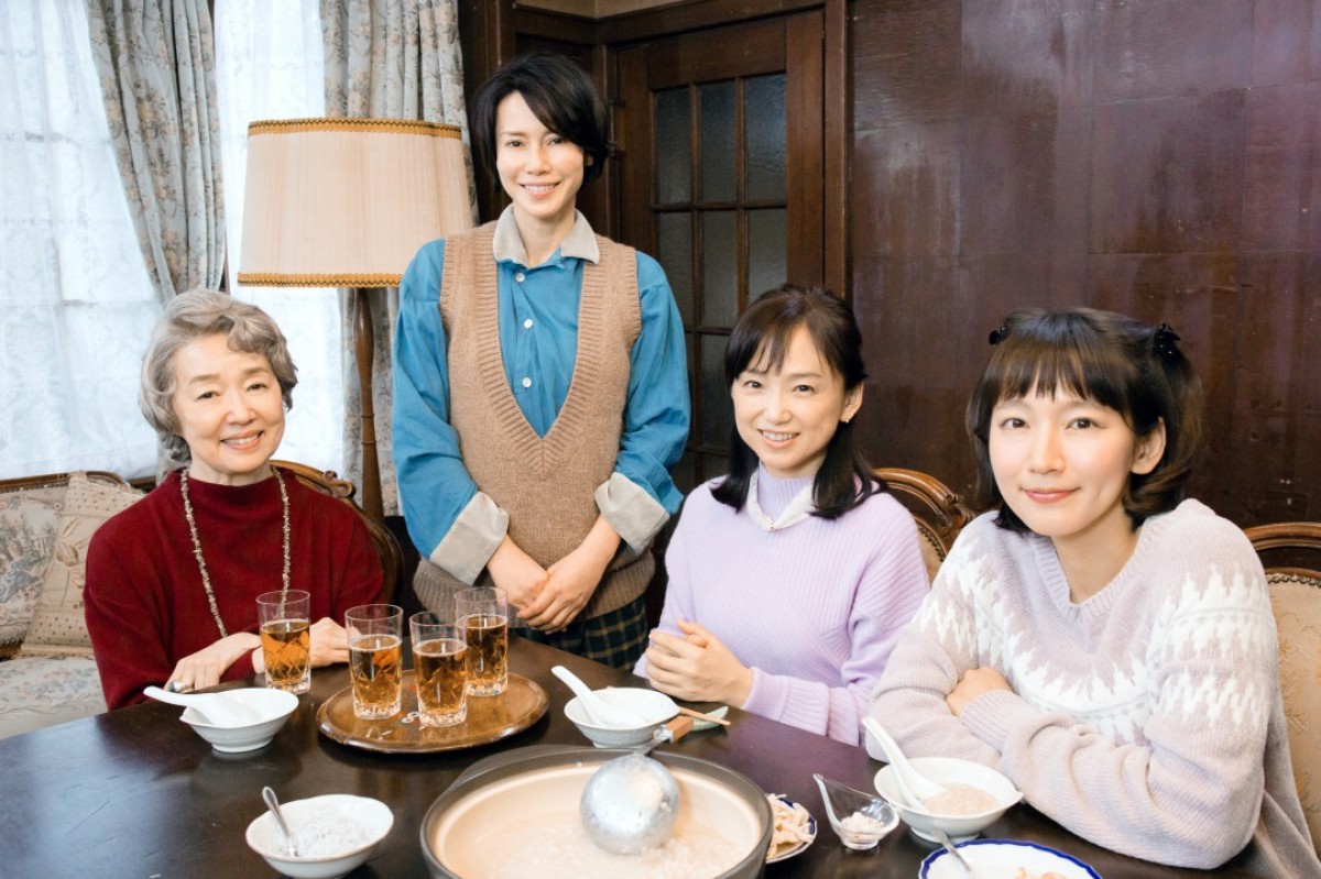 ドラマスペシャル『あの家に暮らす四人の女』メインカット(左から)宮本信子、中谷美紀、永作博美、吉岡里帆