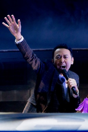 高校生eスポーツ甲子園「STAGE：0」決勝大会に登場した田中卓志（アンガールズ）