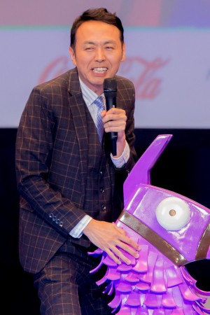 高校生eスポーツ甲子園「STAGE：0」決勝大会に登場した田中卓志（アンガールズ）