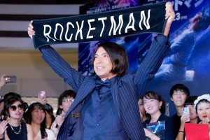 『ロケットマン』ジャパンプレミア ブルーカーペット・イベント＆舞台挨拶に登場したふかわりょう