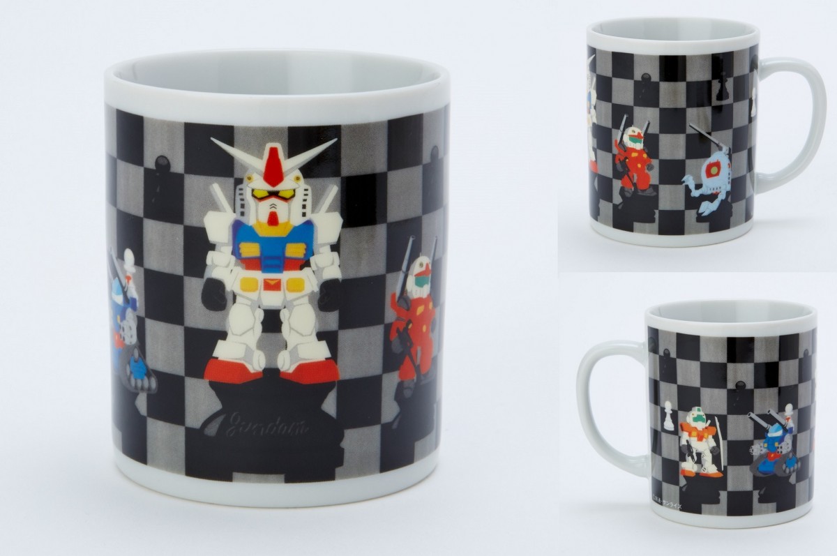 ガンダムとハローキティのチェスデザイングッズが新登場