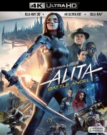 映画『アリータ：バトル・エンジェル』4K ULTRA HD ＋ 3D ＋ 2Dブルーレイ／3枚組商品ジャケット写真