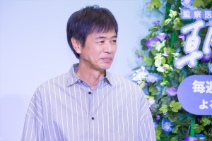 『監察医 朝顔』“つぐみ”お披露目会見に登場した時任三郎