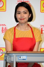 マルちゃん正麺 新CM発表会に登場した二階堂ふみ