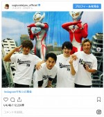 （左から）杉浦太陽、石黒英雄、濱田龍臣、つるの剛士　※「杉浦太陽」インスタグラム