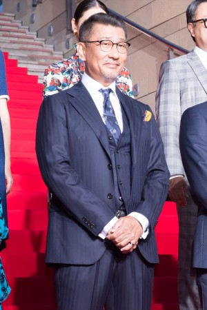 映画『記憶にございません！』レッドカーペットイベント・完成披露試写会舞台挨拶に登場した中井貴一