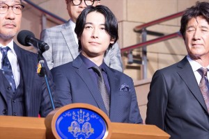 映画『記憶にございません！』レッドカーペットイベント・完成披露試写会舞台挨拶に登場したディーン・フジオカ