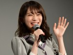 『いつのまにか、ここにいる Documentary of 乃木坂46』完成披露上映会に登場した秋元真夏（2019年）