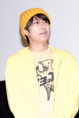 『ビルド NEW WORLD 仮面ライダーグリス』の完成披露舞台挨拶に登場した吉村卓也