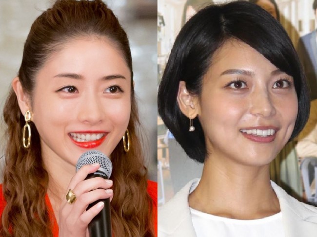(左から)石原さとみ、相武紗季