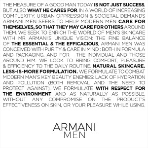 「ARMANI MEN」