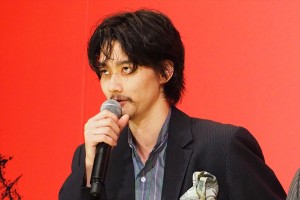 映画『見えない目撃者』完成披露試写会に登場した柳俊太郎