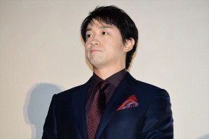 映画『スタートアップ・ガールズ』完成披露上映会に登場した山本耕史