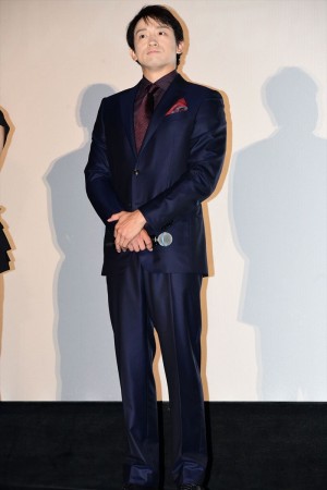 映画『スタートアップ・ガールズ』完成披露上映会に登場した山本耕史