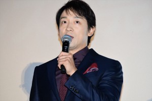 映画『スタートアップ・ガールズ』完成披露上映会に登場した山本耕史