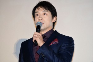 映画『スタートアップ・ガールズ』完成披露上映会に登場した山本耕史