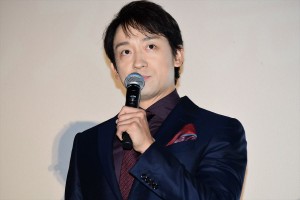 映画『スタートアップ・ガールズ』完成披露上映会に登場した山本耕史