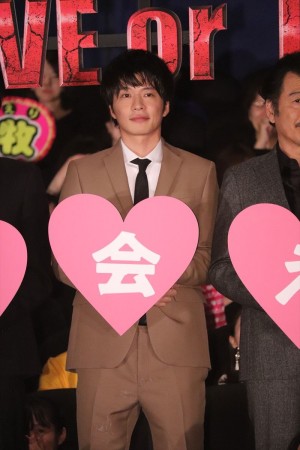 『劇場版おっさんずラブ ～LOVE or DEAD～』初日舞台挨拶に登場した田中圭